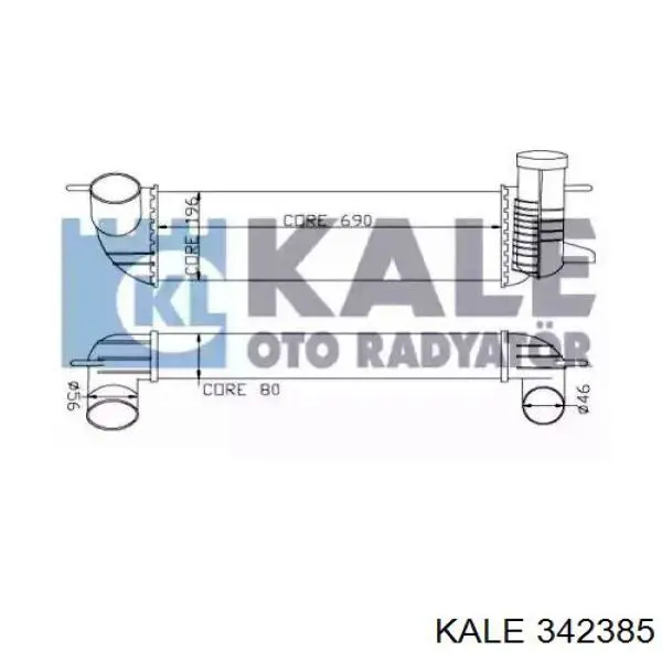 342385 Kale intercooler