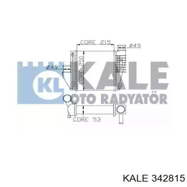 Comprar 342815 Kale Turbo intercooler