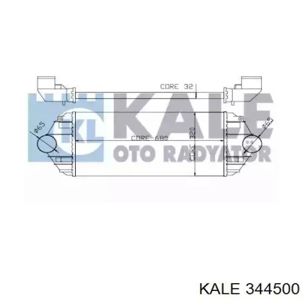 344500 Kale intercooler