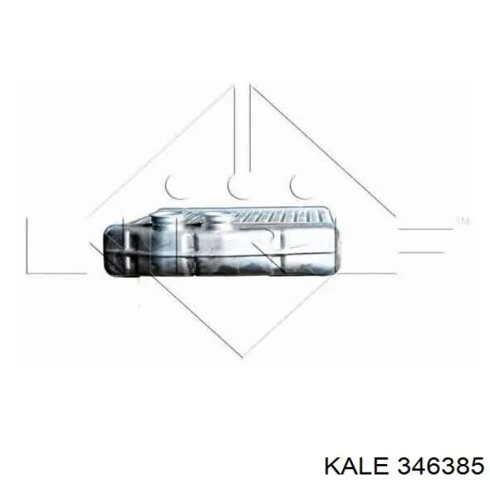 Radiador de calefacción Opel Vectra