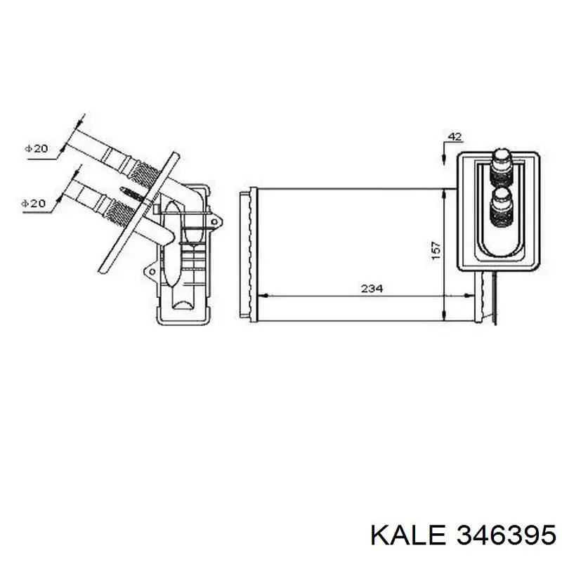 346395 Kale radiador de calefacción