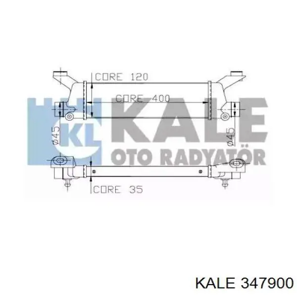 347900 Kale intercooler