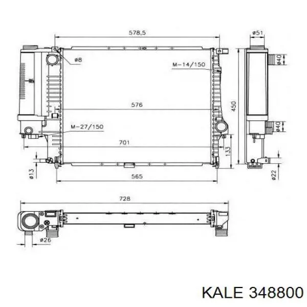 348800 Kale radiador