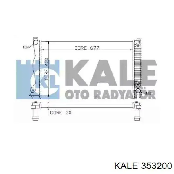 353200 Kale radiador