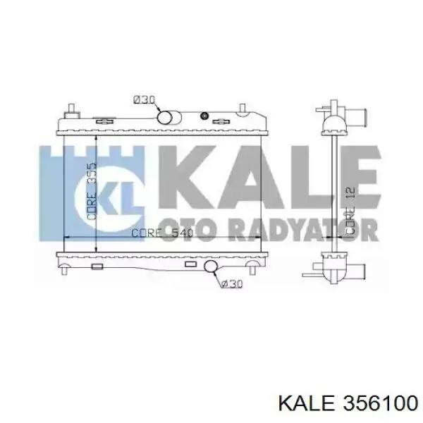 356100 Kale radiador