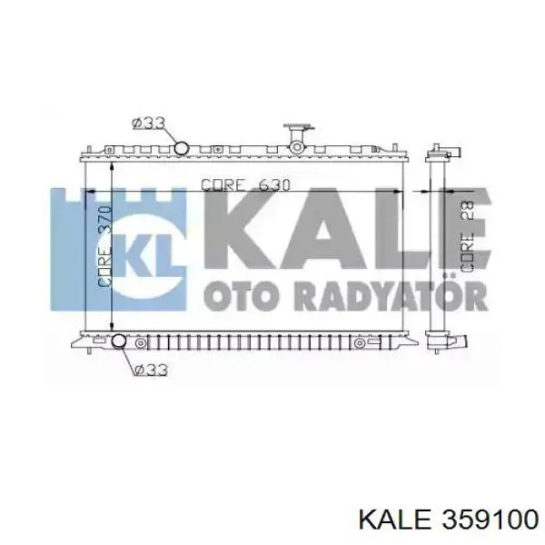 359100 Kale radiador