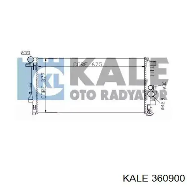 Água radiador Kale 360900 precio, desde 78,29 EUR