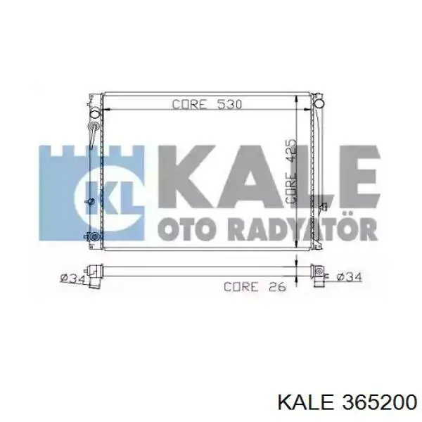 Comprar 365200 Kale Radiador de auto