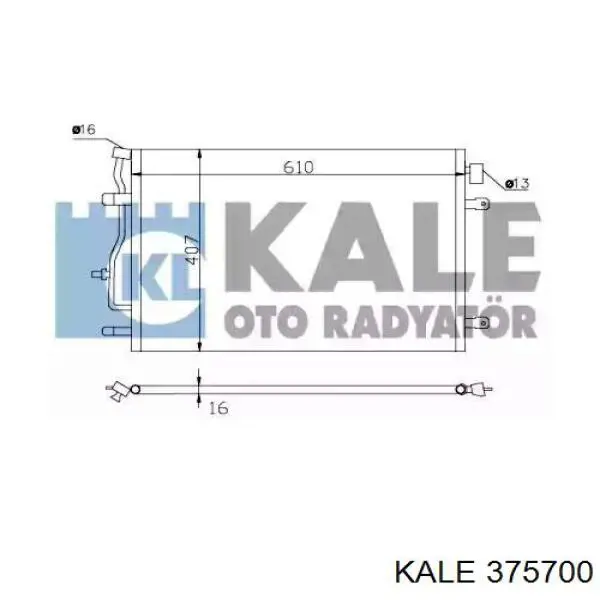 Comprar 375700 Kale Condensador de aire acondicionado