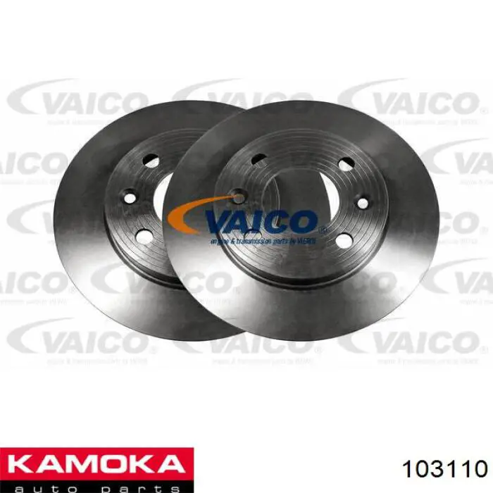 Disco de freno 103110 Kamoka