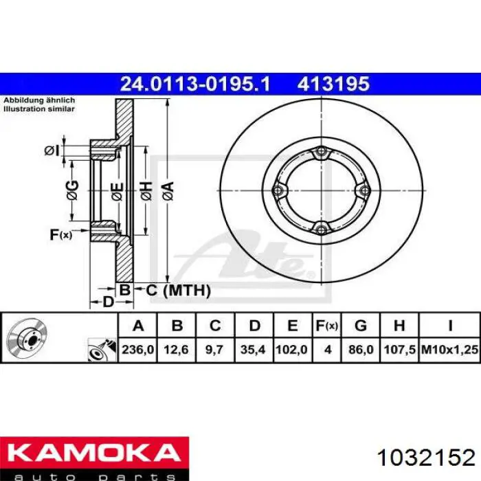 Freno de disco delantero Chevrolet Spark (Matiz) M200, M250