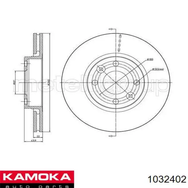 Freno de disco delantero Nissan Versa E12X
