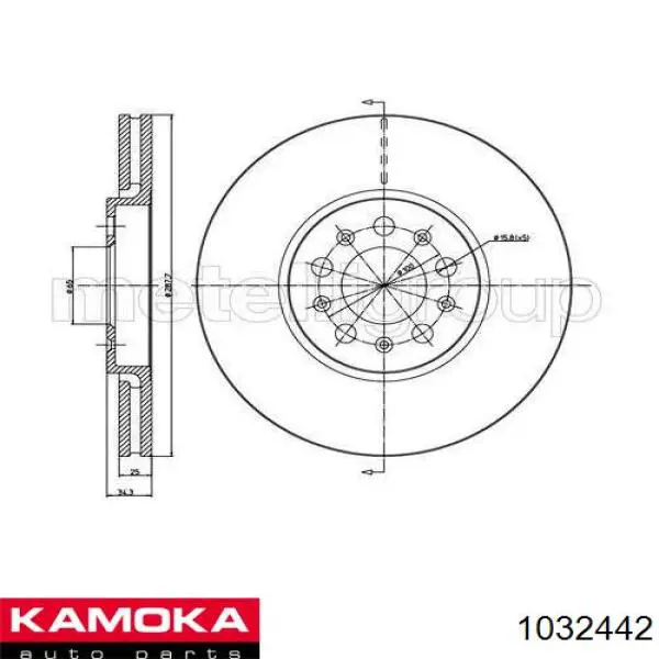 Freno de disco delantero Mercedes E C124