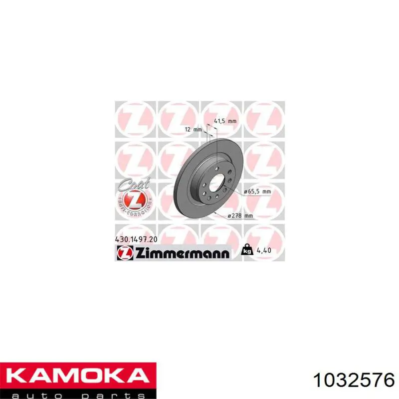 Frenos traseros Kamoka 1032576