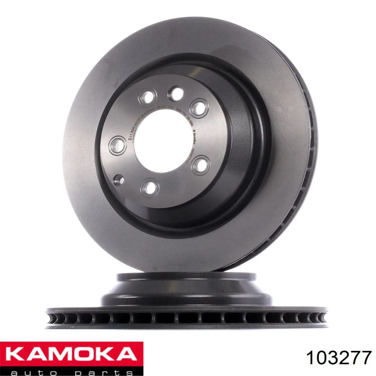 103277 Kamoka disco de freno trasero