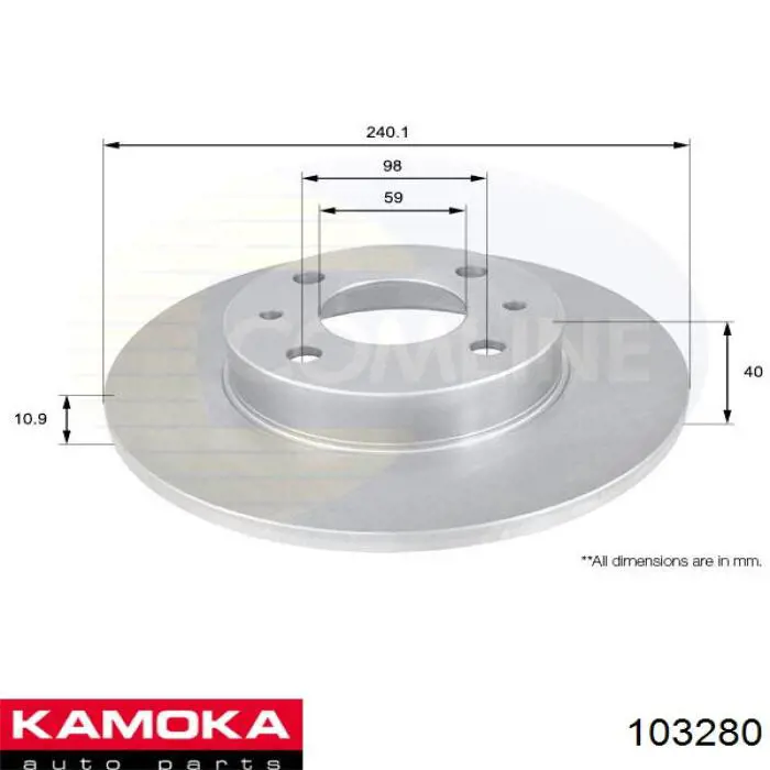 Disco de freno trasero Alfa Romeo 146 930