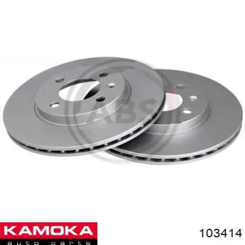 Disco de freno 103414 Kamoka
