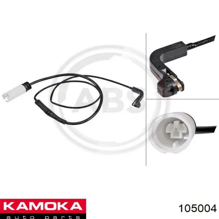 Sensor de desgaste de pastillas de freno trasero Kamoka 105004