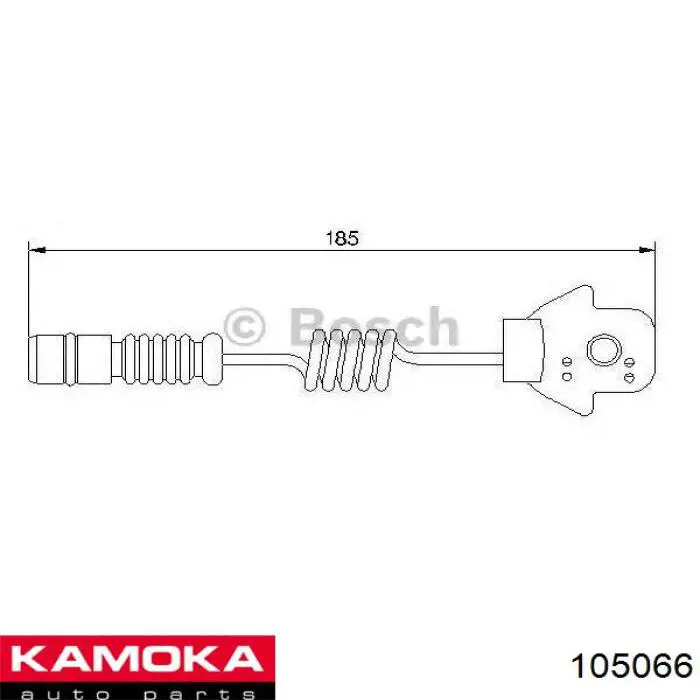 105066 Kamoka contacto de aviso, desgaste de los frenos