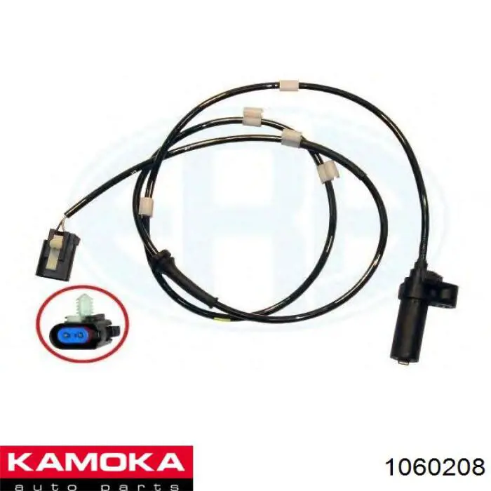 1060208 Kamoka sensor abs trasero izquierdo