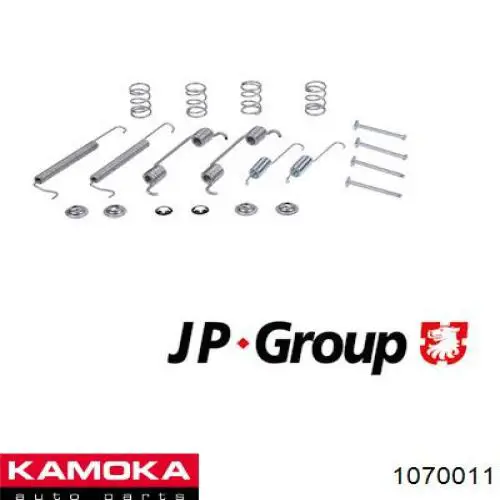 1070011 Kamoka kit de montaje, zapatas de freno traseras