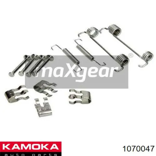 1070047 Kamoka kit de montaje, zapatas de freno traseras