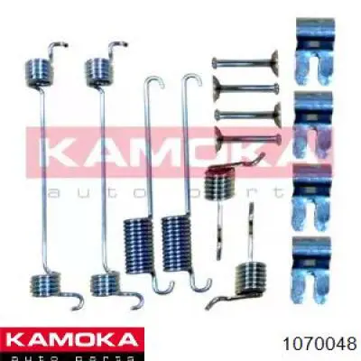 1070048 Kamoka kit de montaje, zapatas de freno traseras