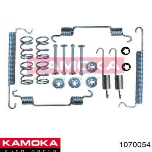 1070054 Kamoka kit de montaje, zapatas de freno traseras