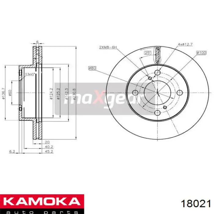 18021 Kamoka sensor de flujo de aire/medidor de flujo (flujo de aire masibo)