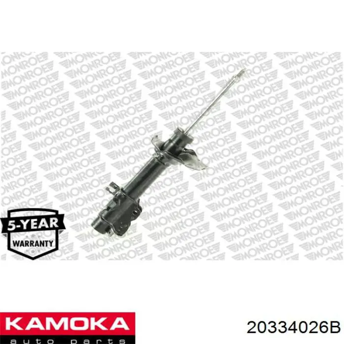 20334026B Kamoka amortiguador trasero izquierdo