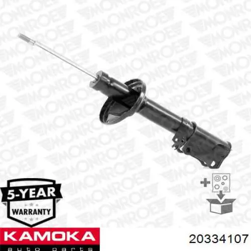 20334107 Kamoka amortiguador trasero derecho