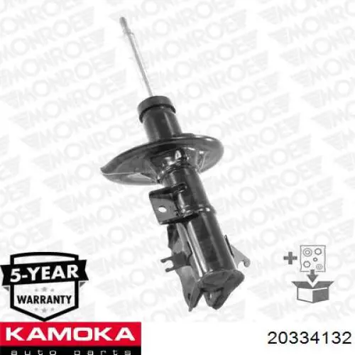 20334132 Kamoka amortiguador delantero izquierdo