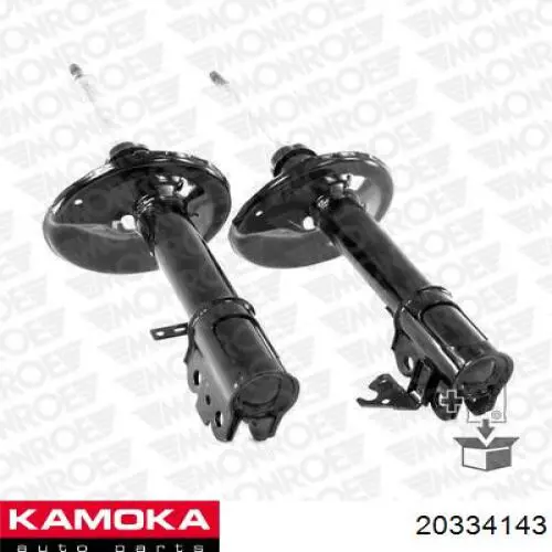 20334143 Kamoka amortiguador delantero derecho