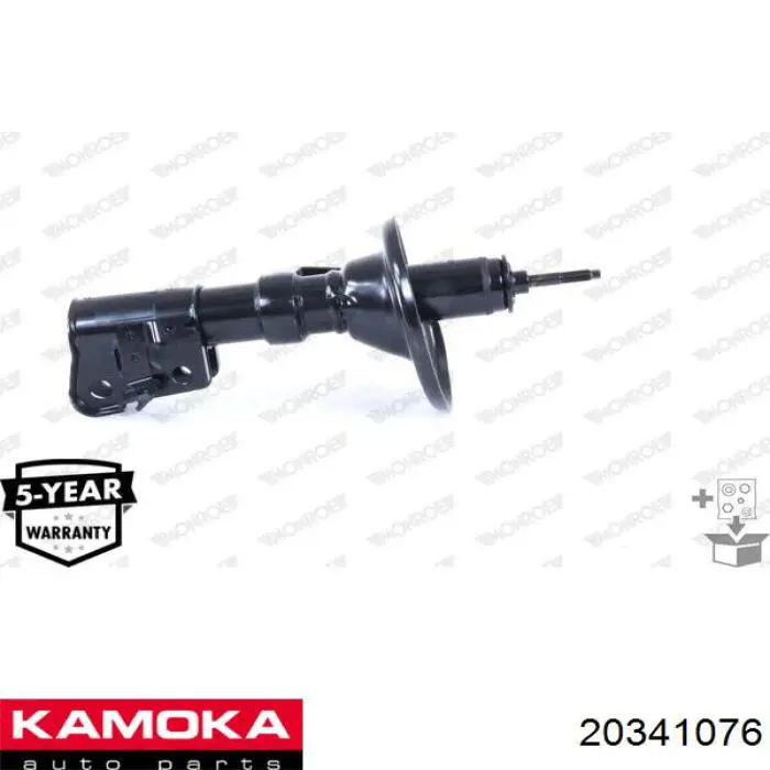 20341076 Kamoka amortiguador delantero izquierdo