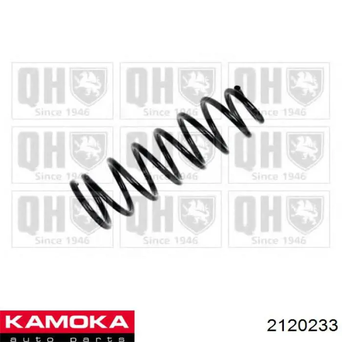 2120233 Kamoka muelle de suspensión eje trasero