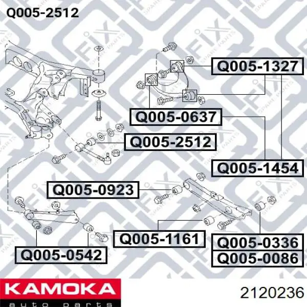2120236 Kamoka Muelle trasero