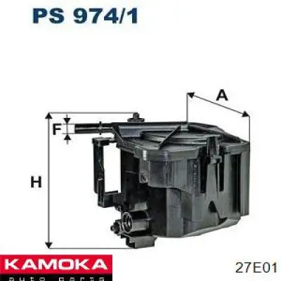 Escobillas delanteras Kamoka 27E01 precio, desde 26,51 EUR