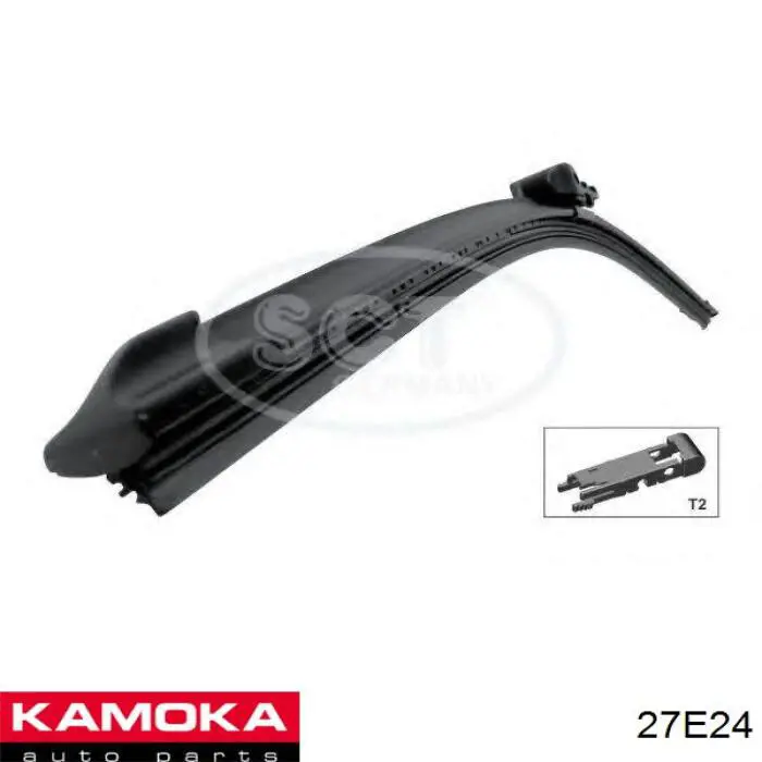 Limpiaparabrisas delantera conductor Kamoka 27E24