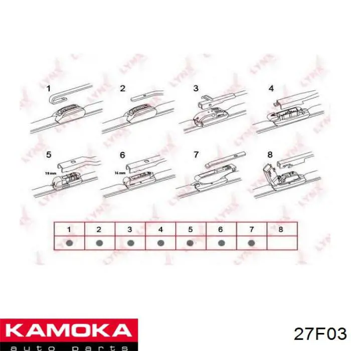 Escobillas delanteras Kamoka 27F03 precio, desde 21,71 EUR