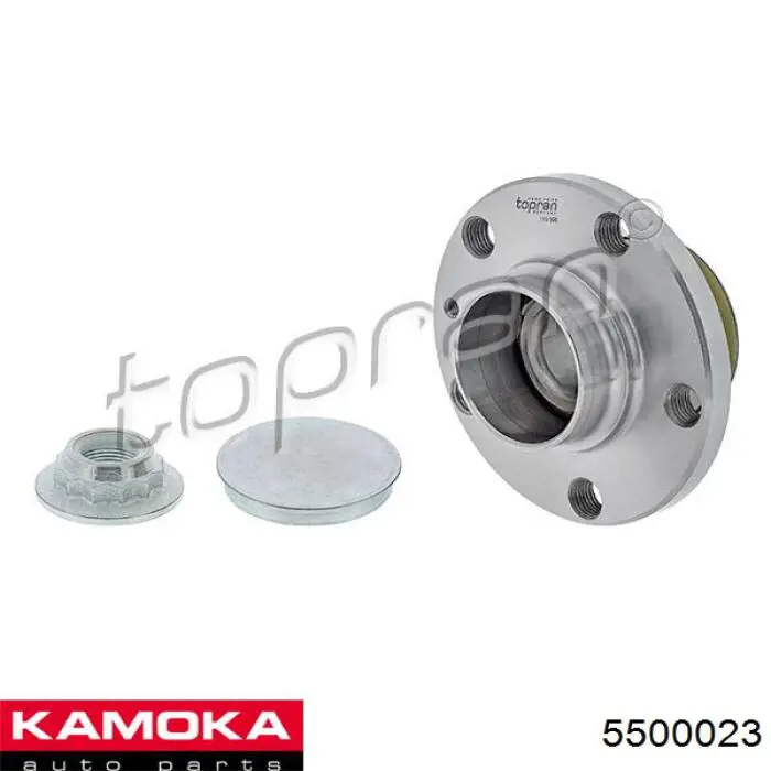 Cubo de rueda trasero 5500023 Kamoka