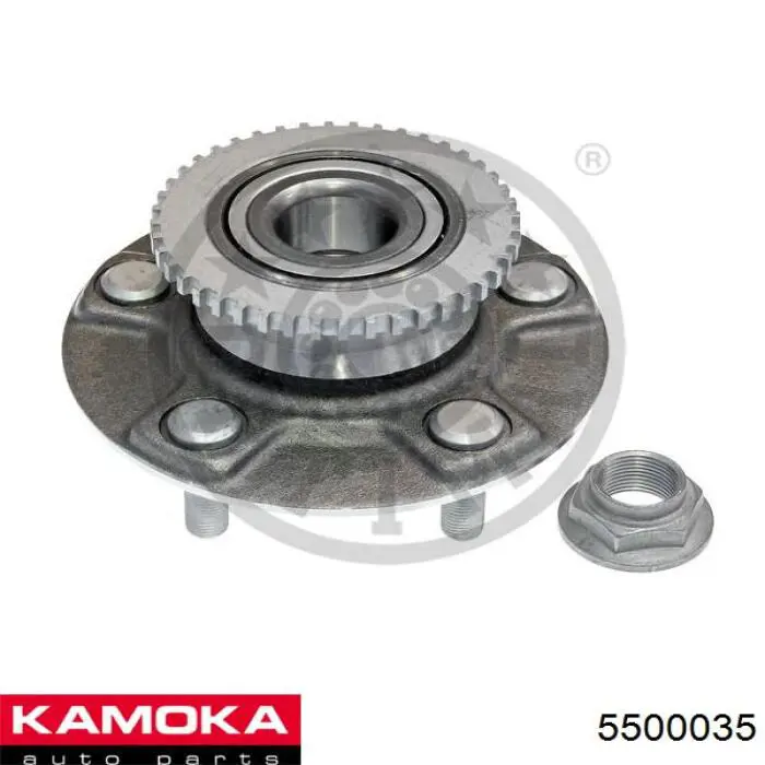 5500035 Kamoka cubo de rueda trasero