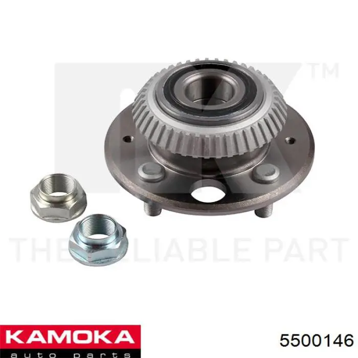 5500146 Kamoka cubo de rueda trasero