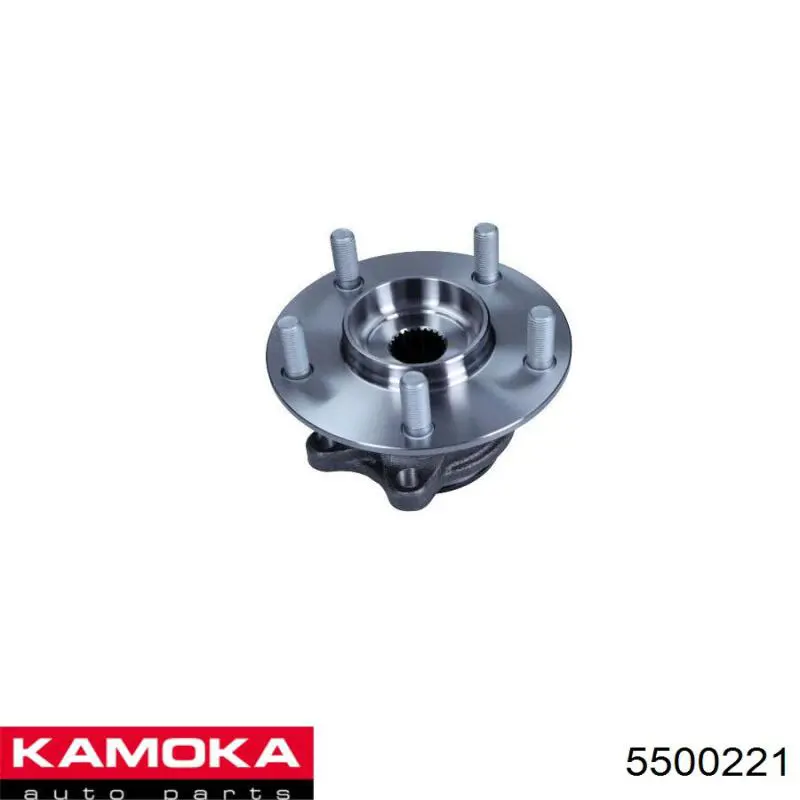 5500221 Kamoka cubo de rueda trasero