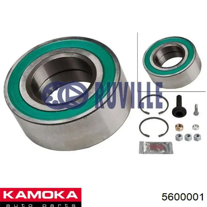 5600001 Kamoka cojinete de rueda delantero/trasero