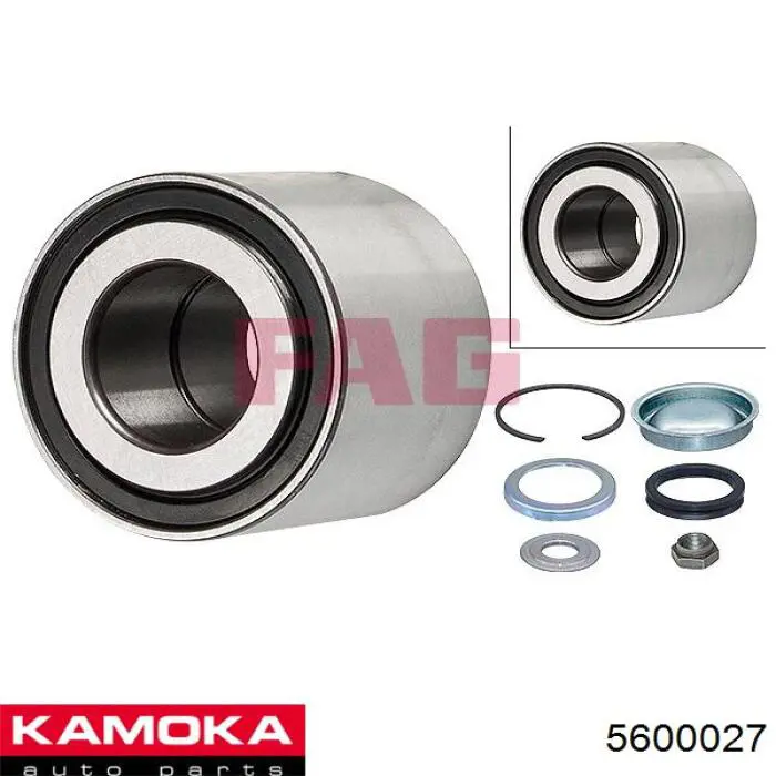 Cojinete de cubo delantero Kamoka 5600027 precio, desde 17,92 EUR