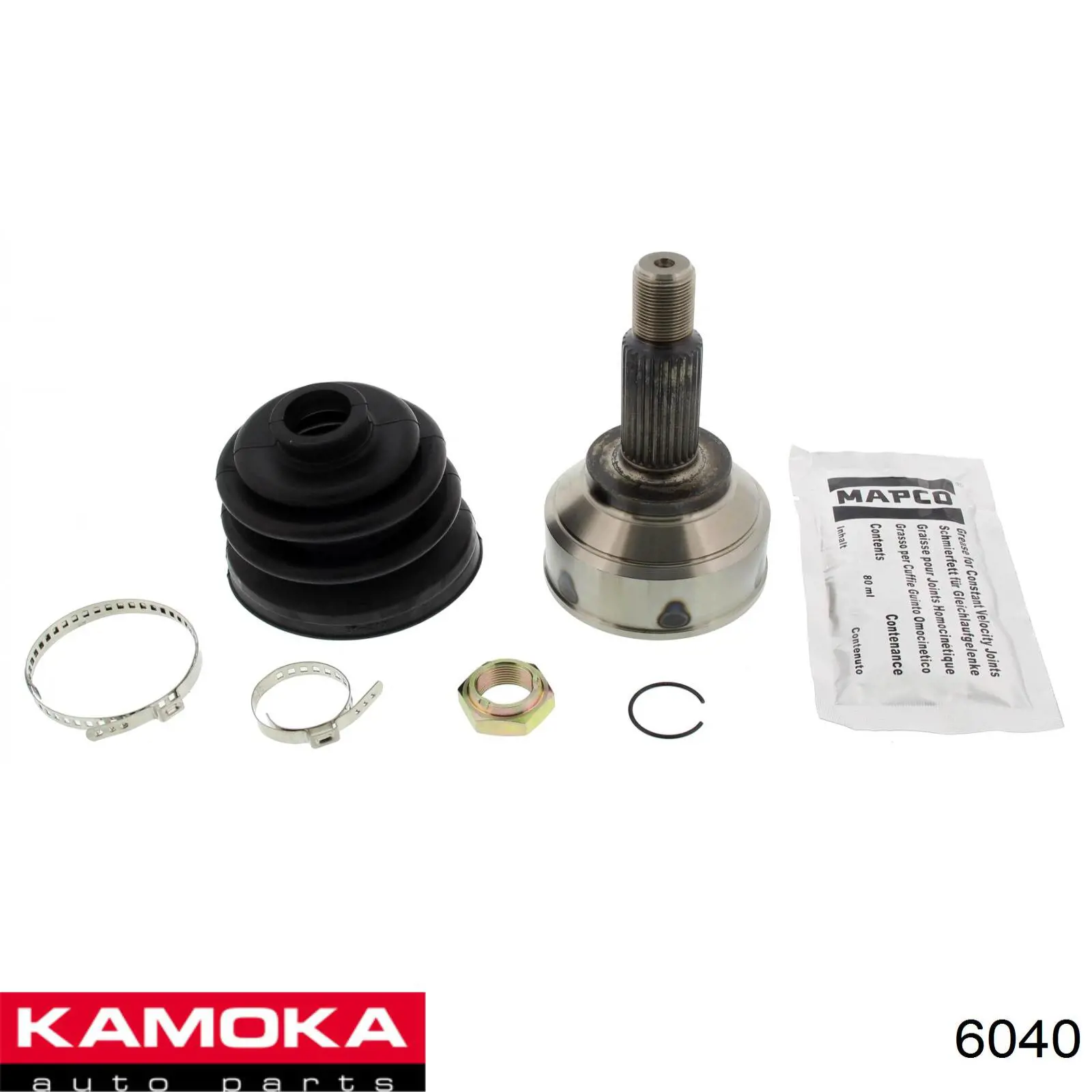Junta homocinética exterior delantera Kamoka 6040