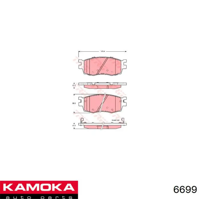 Junta homocinética exterior delantera Kamoka 6699