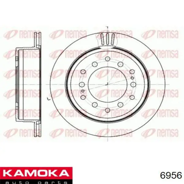 Junta homocinética exterior delantera Kamoka 6956