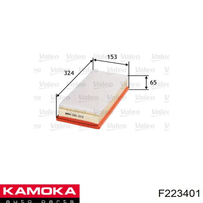 Filtro de aire Peugeot 407 6D