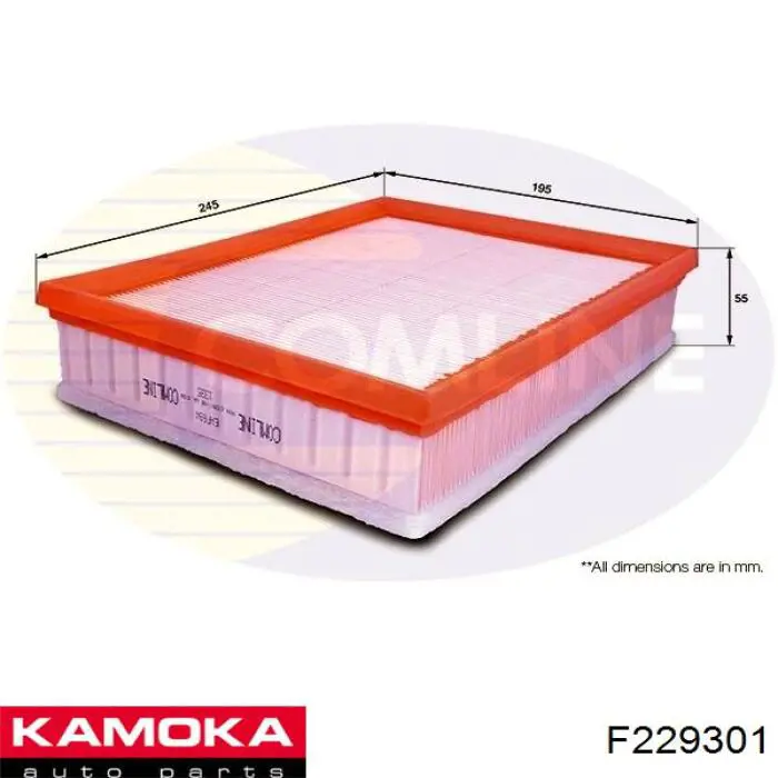 Filtro aire Kamoka F229301